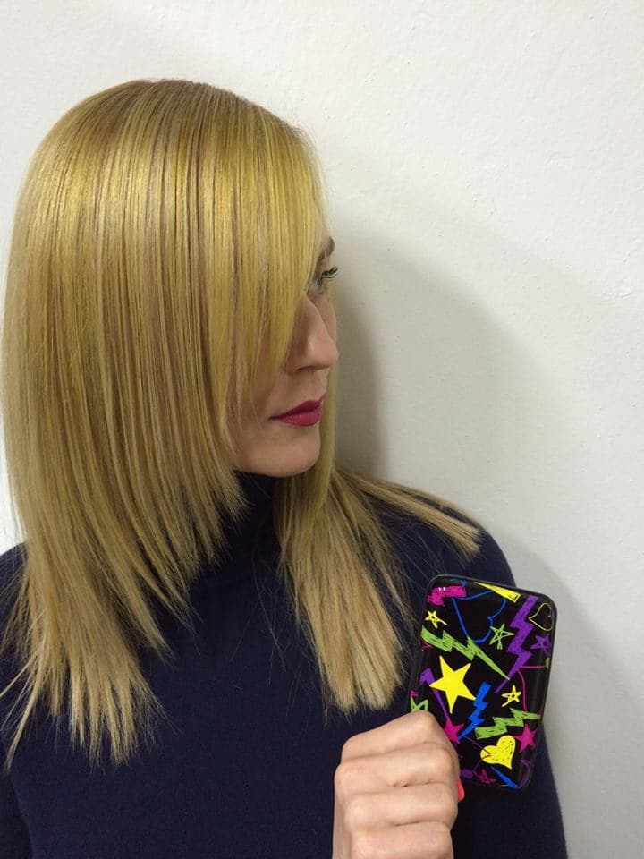 Sytá blond, celková barva
